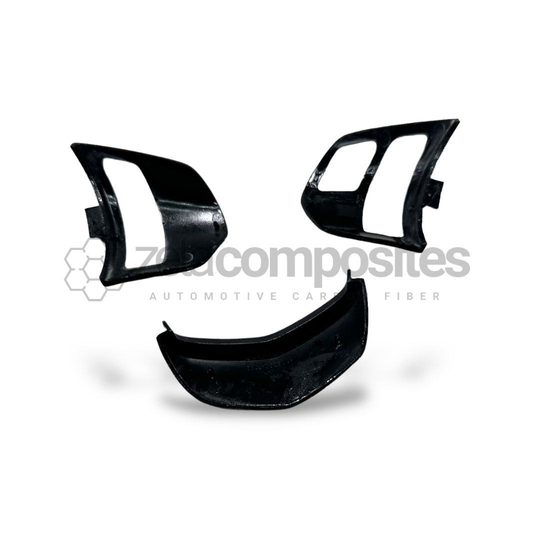 C6 Corvette Carbon Fiber Steering Wheel Direct Replacement Trim