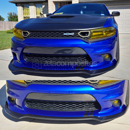 2015-2023 Dodge Charger Carbon Fiber Front Bumper Direct Replacement