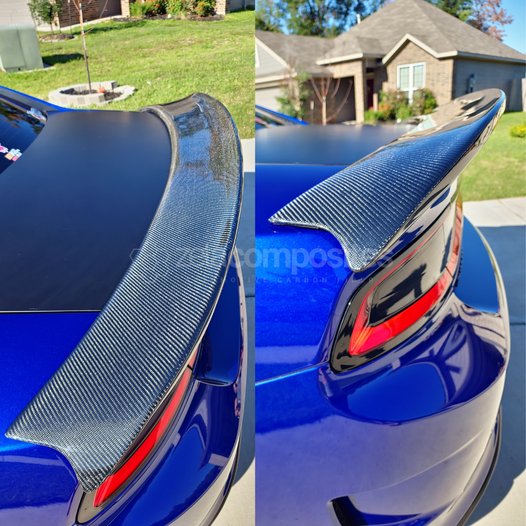 2015-2023 Dodge Charger Carbon Fiber Rear Wing Redeye Spoiler Premium Fitment