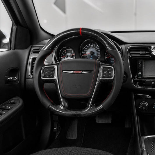 Carbon Fiber Steering Wheel Custom For Chrysler 200 Sedan