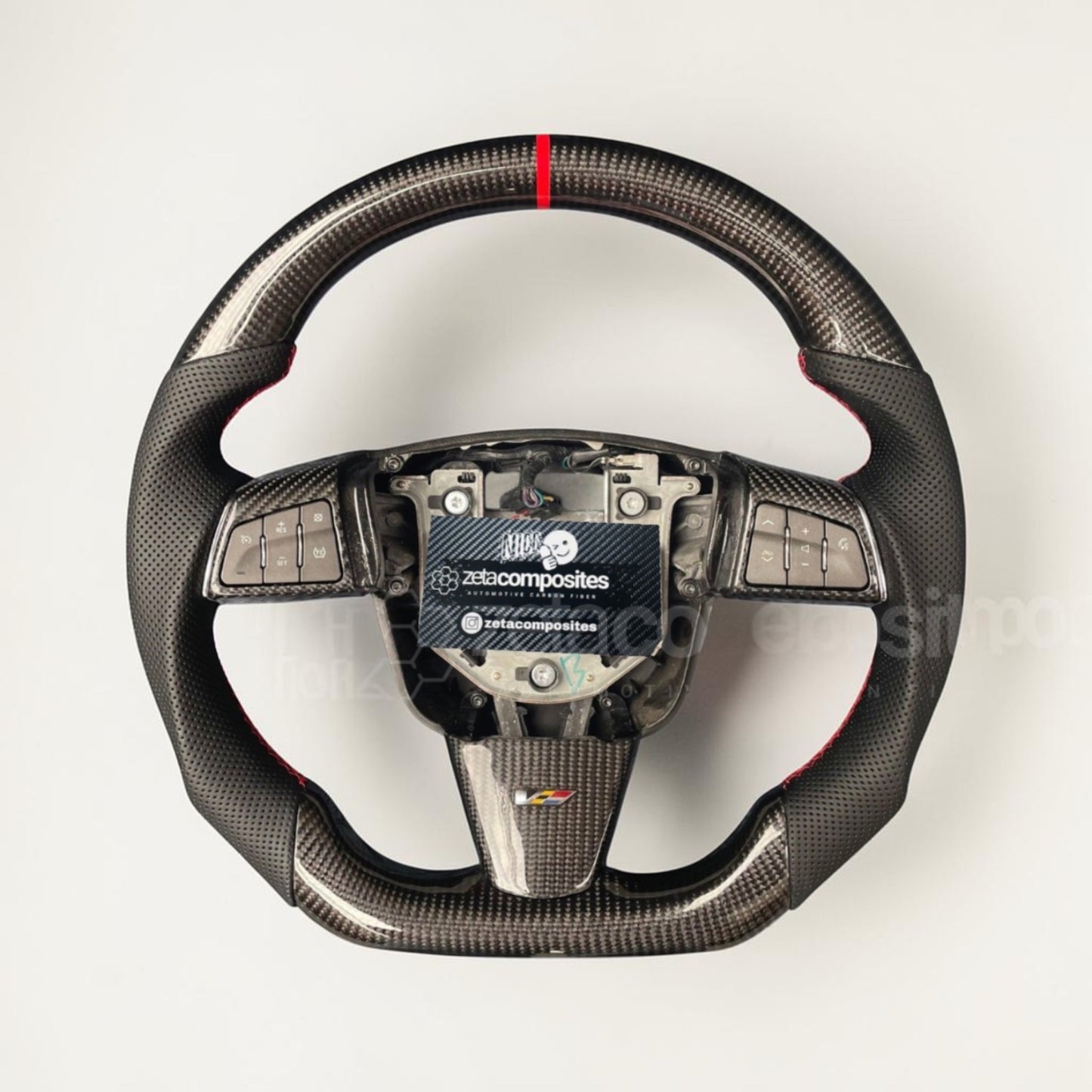 Carbon Fiber Steering Wheel for Cadillac CTS V2 (08'-15')