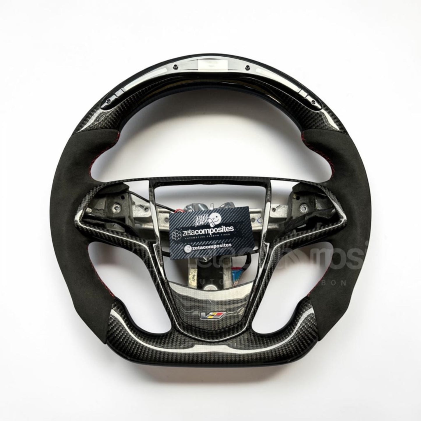 Carbon Fiber Steering Wheel for Cadillac V3 CTS ATS (14' - 20')