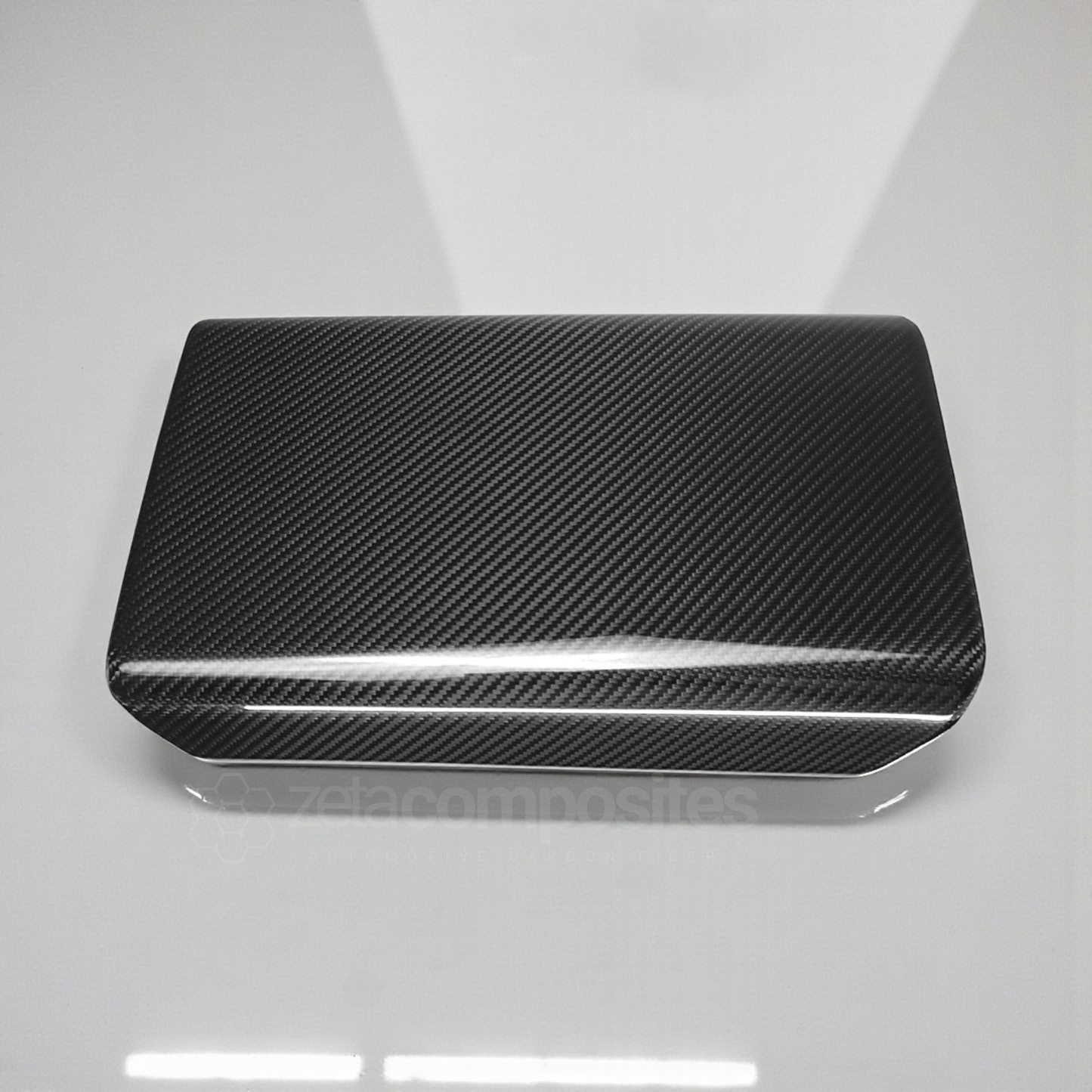 Carbon Fiber Center Console Lid Cover for Tesla Model 3 Highland (2024'+)