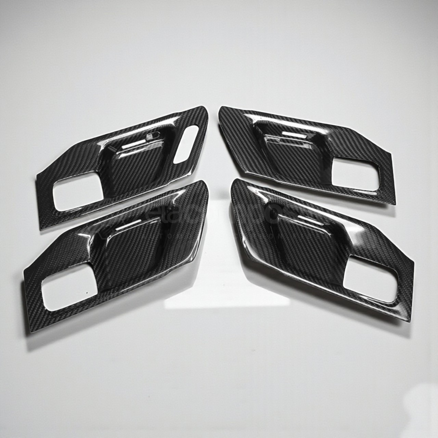 (2019'+) RAM 1500/TRX/RHO Carbon Fiber Interior Door Handle Trims