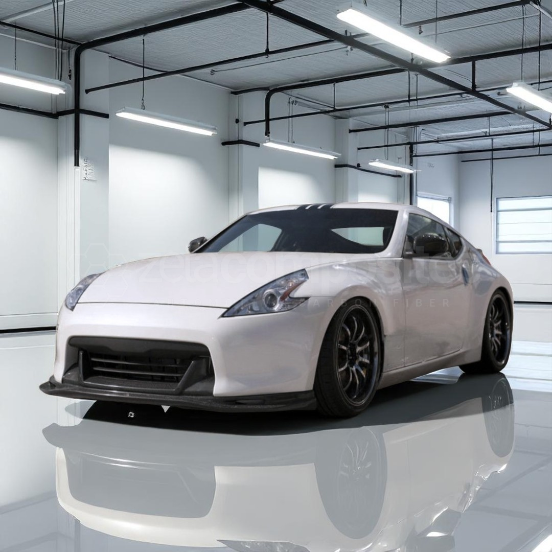 Carbon Fiber Front Lip V Style for Nissan 370z