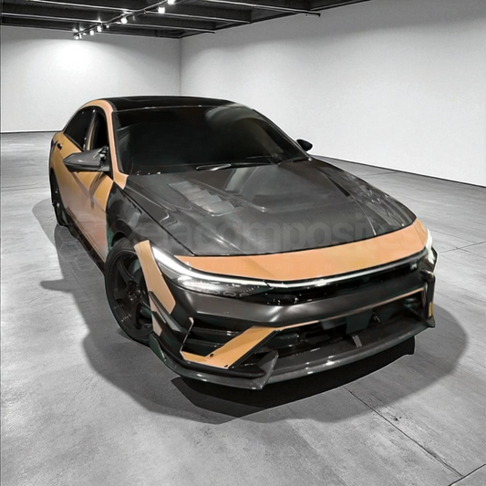 Carbon Fiber Hood for Hyundai Elantra CN7 Vented (2021+)
