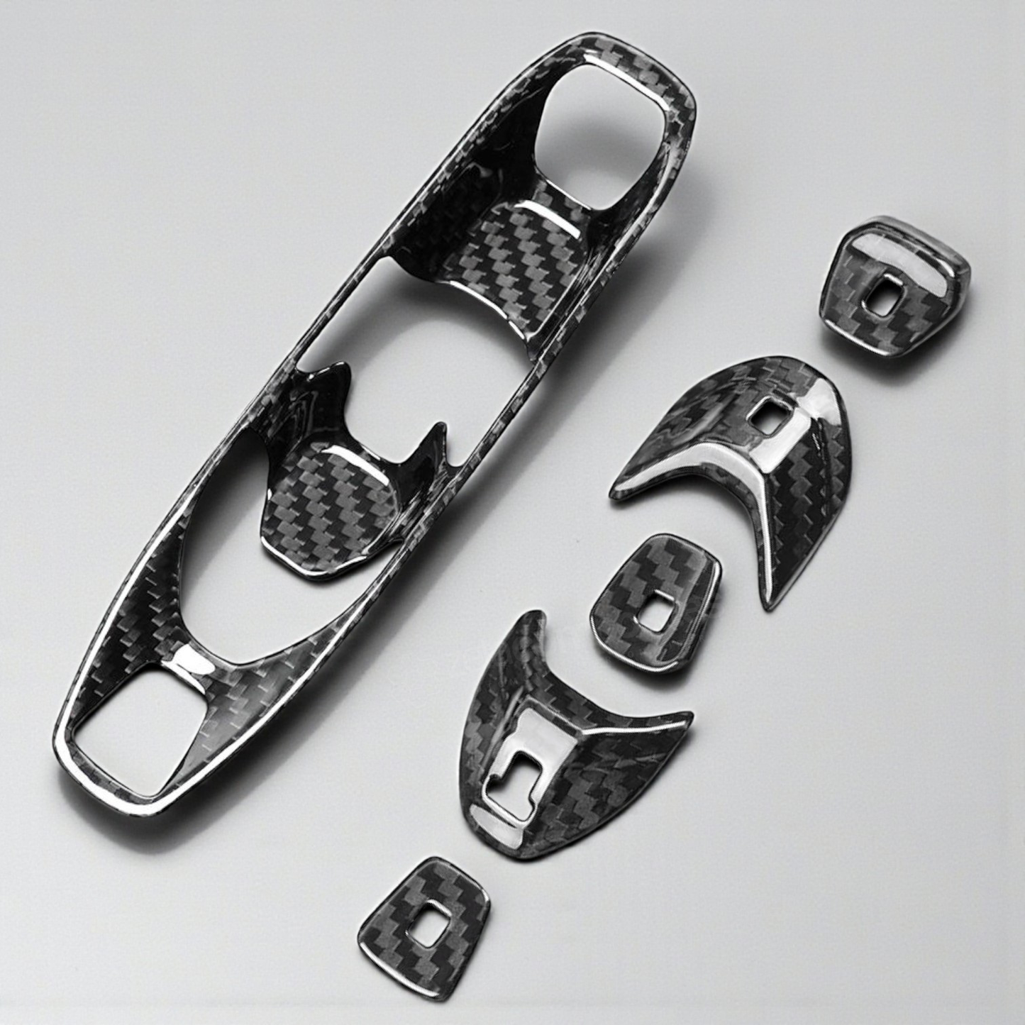 (2020'+) C8 Corvette Carbon Fiber Shifter Button Covers