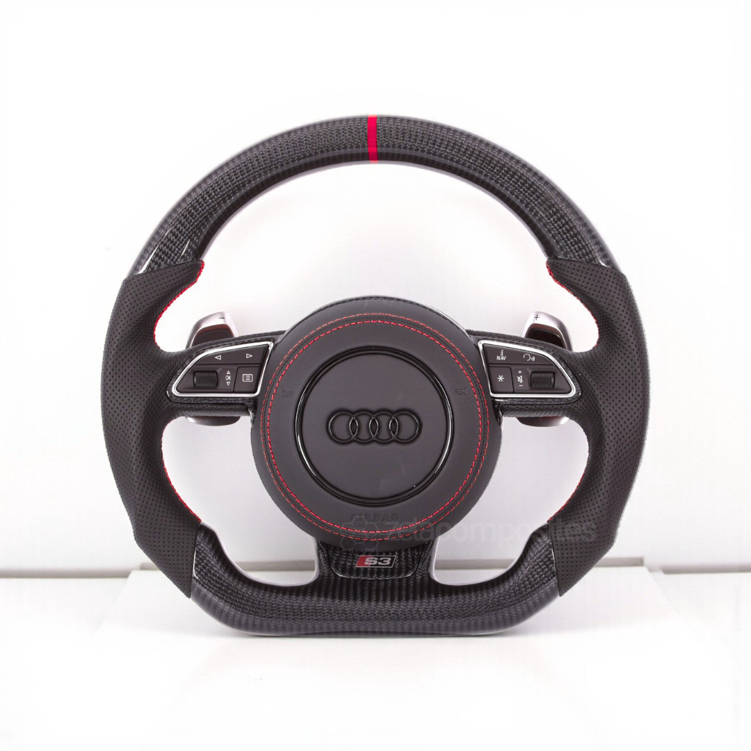 Carbon Fiber Steering Wheel for Audi B8.5+ A/S/RS 6/7 +
