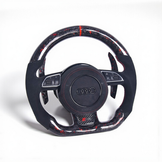 Carbon Fiber Steering Wheel for Audi B8.5+ A/S/RS 6/7 +