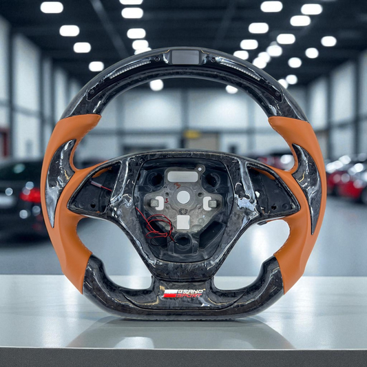 Carbon Fiber Steering Wheel for C7 Corvette (Button Frame Included)