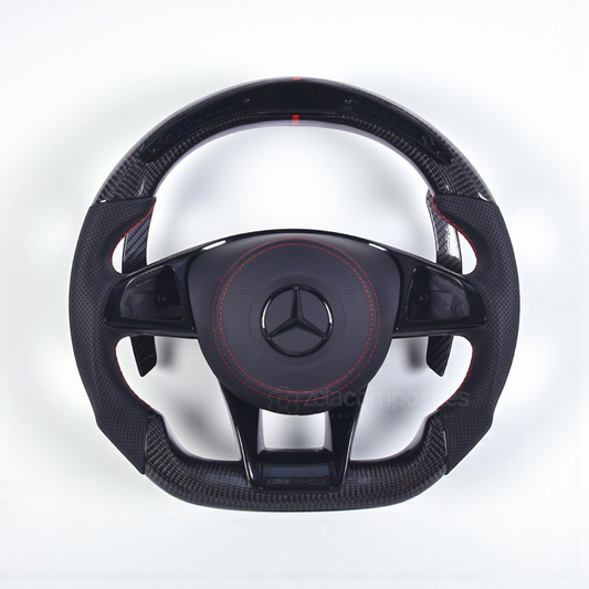 Carbon Fiber Steering Wheel for Mercedes AMG C43/C63/E43/E63/S63/S65