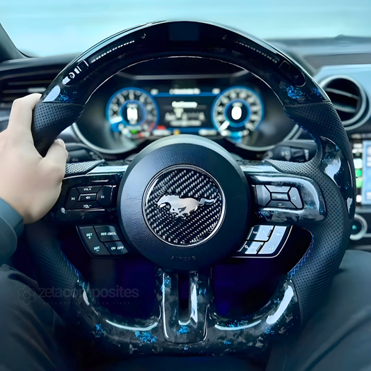 Carbon Fiber Steering Wheel for Mustang (2015'-2023')