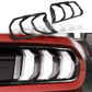 Carbon Fiber Taillight Trim Set for Mustang S550 (15'-23')
