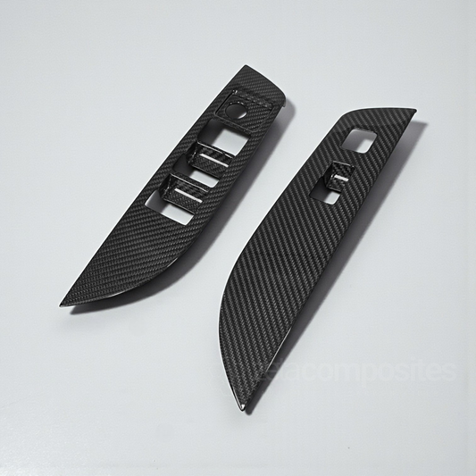 Carbon Fiber Window Switch Panels Set of 4 for GR Corolla