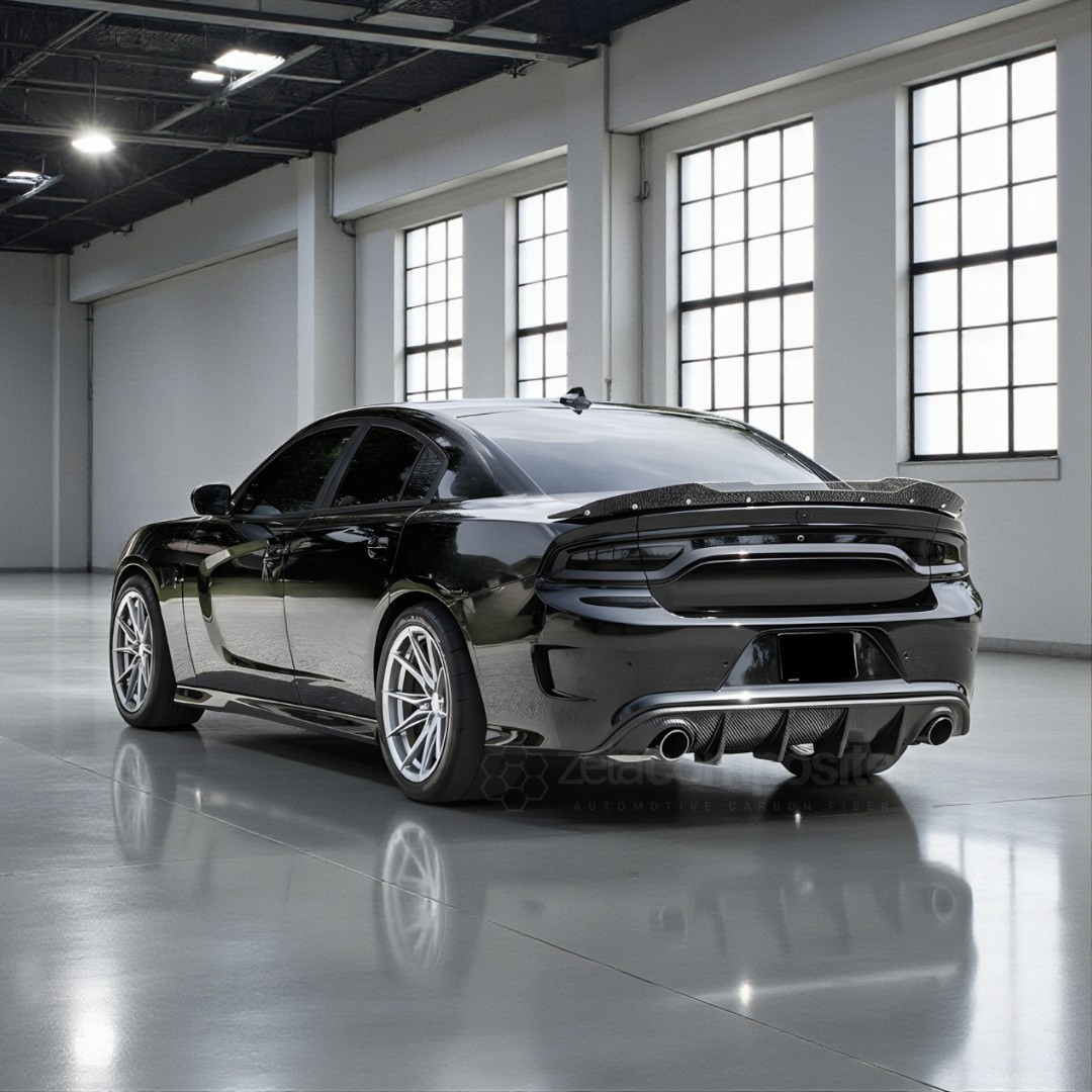 Carbon Fiber Diffuser for Dodge Charger Narrow Body (15'-23')