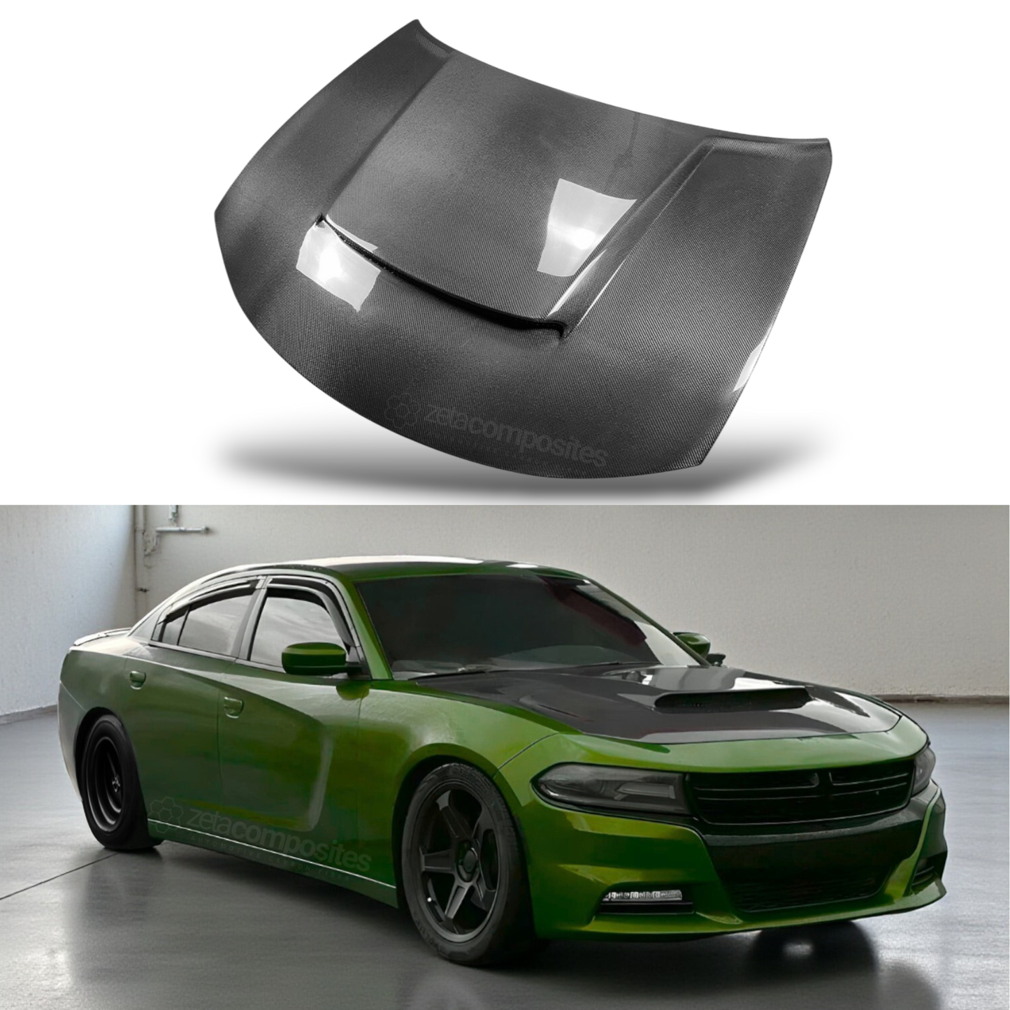 2015-2023 Dodge Charger Carbon Fiber Demon Hood