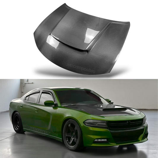 2015-2023 Dodge Charger Carbon Fiber Demon Hood