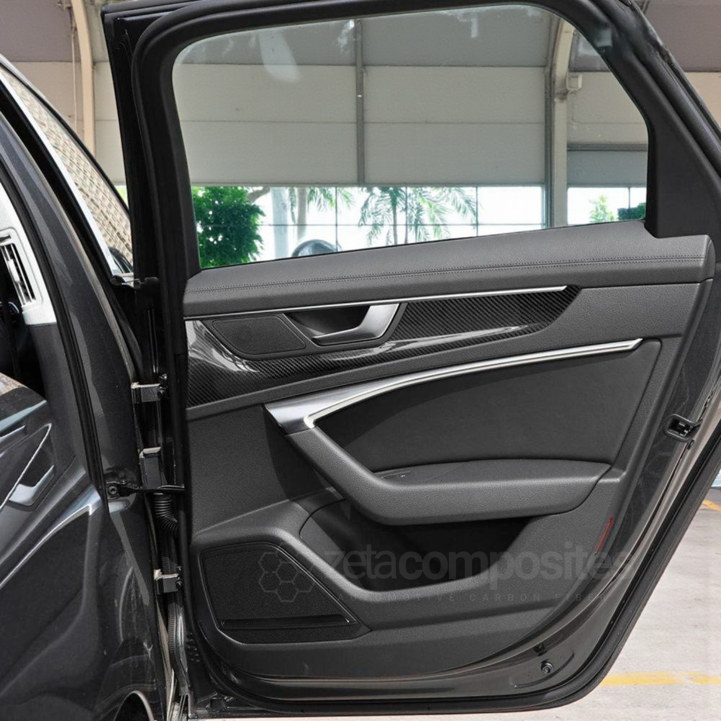 (2020'+) Audi A6 C8 Carbon Fiber Door Replacement Trims
