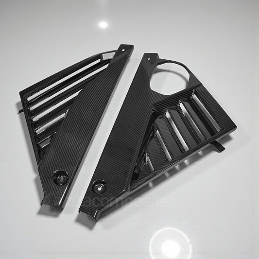 (2020'+) C8 Corvette Carbon Fiber Engine Bay Covers Replacement