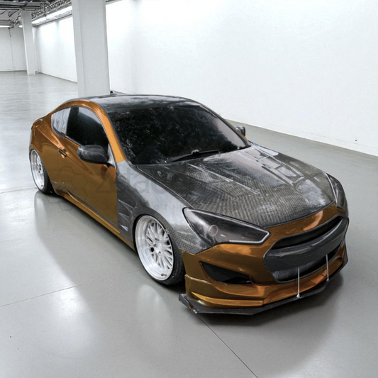 Carbon Fiber Fenders Track Style for Hyundai Genesis Coupe (2010'-2016')