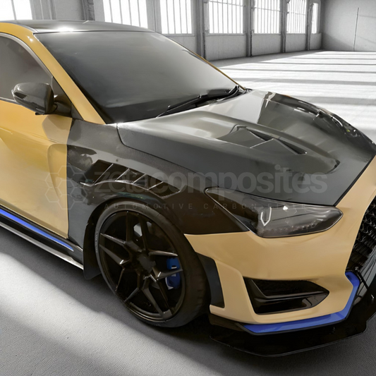 Carbon Fiber Fenders Track Style for Hyundai Veloster (2019'-2022')