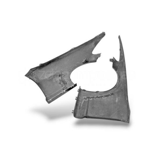 Carbon Fiber Fenders Vented for Honda S2000 (+1.1" In. Wheel Clearance)