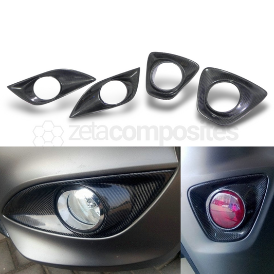 Carbon Fiber Fog Light Covers for Hyundai Veloster Turbo (2012'-2017')