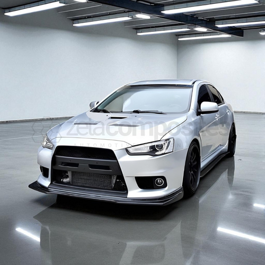 Carbon Fiber Front Lip Track Style for Lancer Evo 10 X (08'-15')