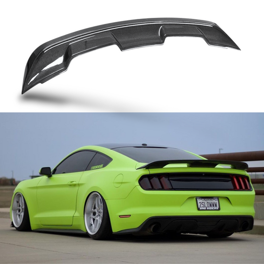 Carbon Fiber Gt500 Rear Spoiler Wing for Mustang (15'-23)