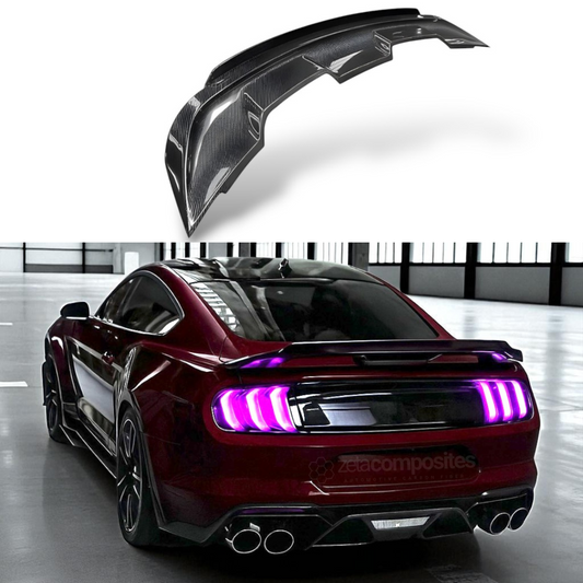 Carbon Fiber Gt500 Spoiler With Gurney Flap for Mustang 2015'-2023'