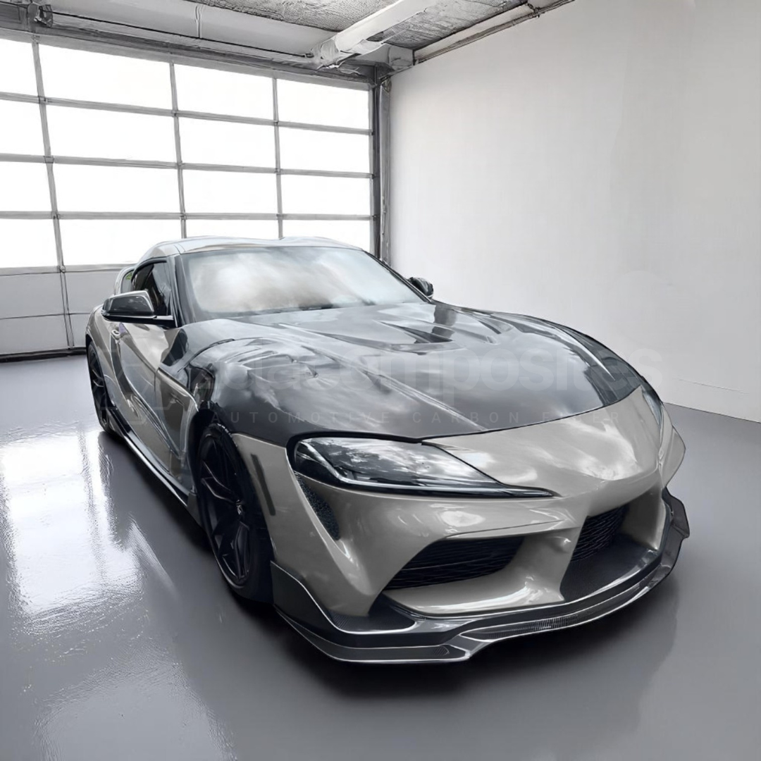 Carbon Fiber Hood Dual Vent for Toyota Supra A90 MkV