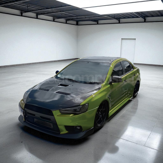 Carbon Fiber Hood OEM Style for Mitsubishi Lancer EVO X (08'-15')