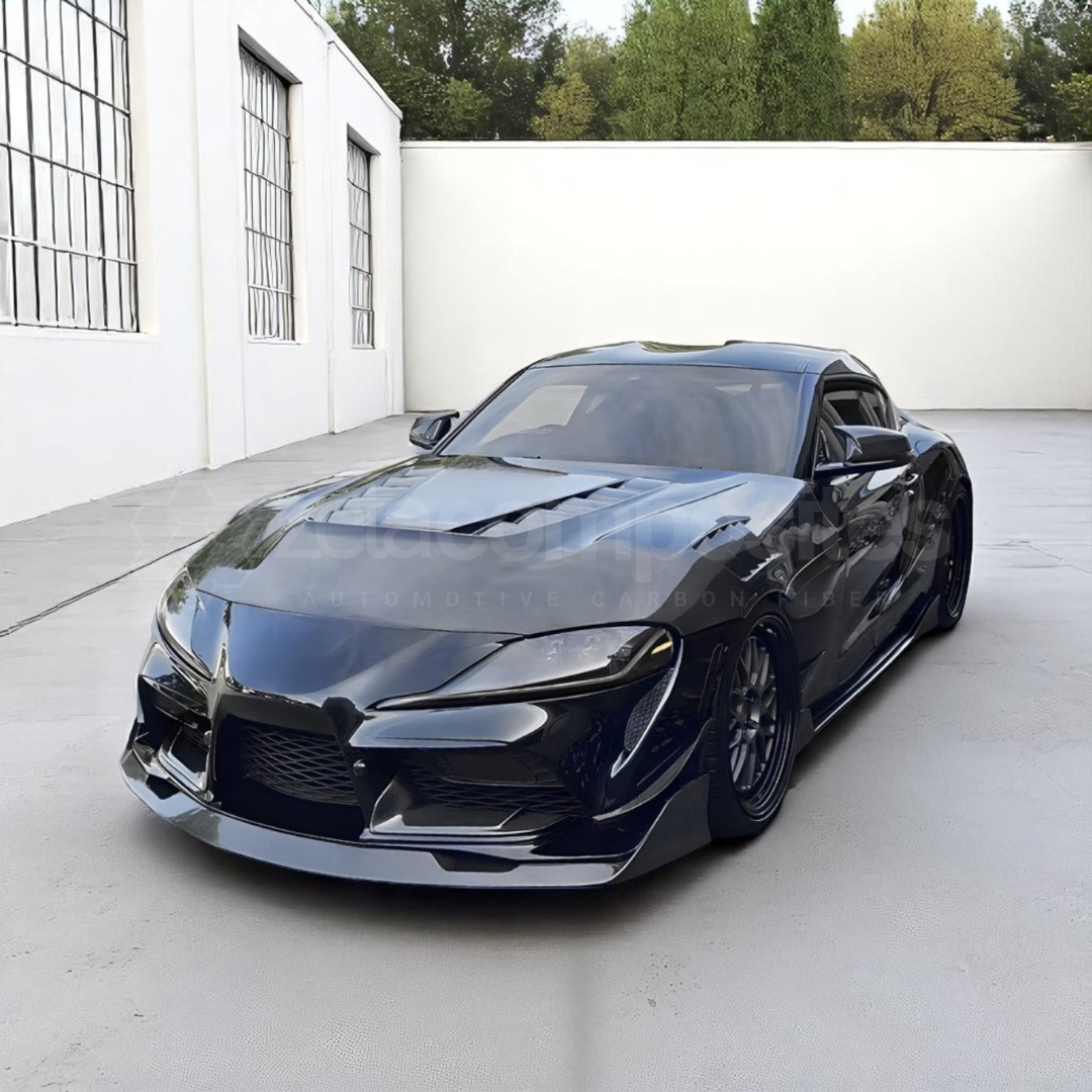 Carbon Fiber Hood Track Style for Toyota Supra A90 MkV