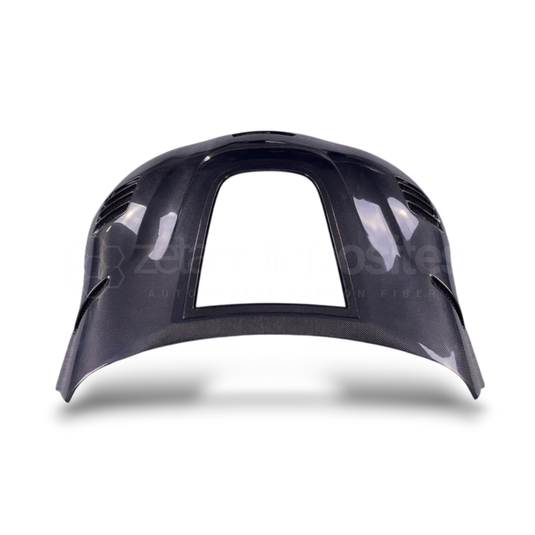 Carbon Fiber Hood Window Style for Toyota Supra A90 MkV