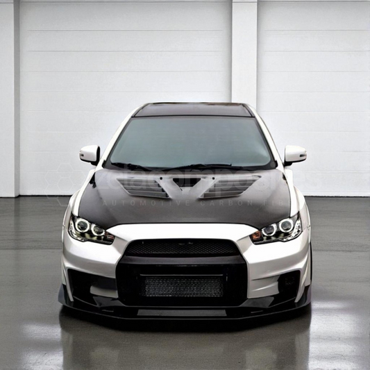Carbon Fiber Hood Vented for Mitsubishi Lancer EVO X (08'-15')