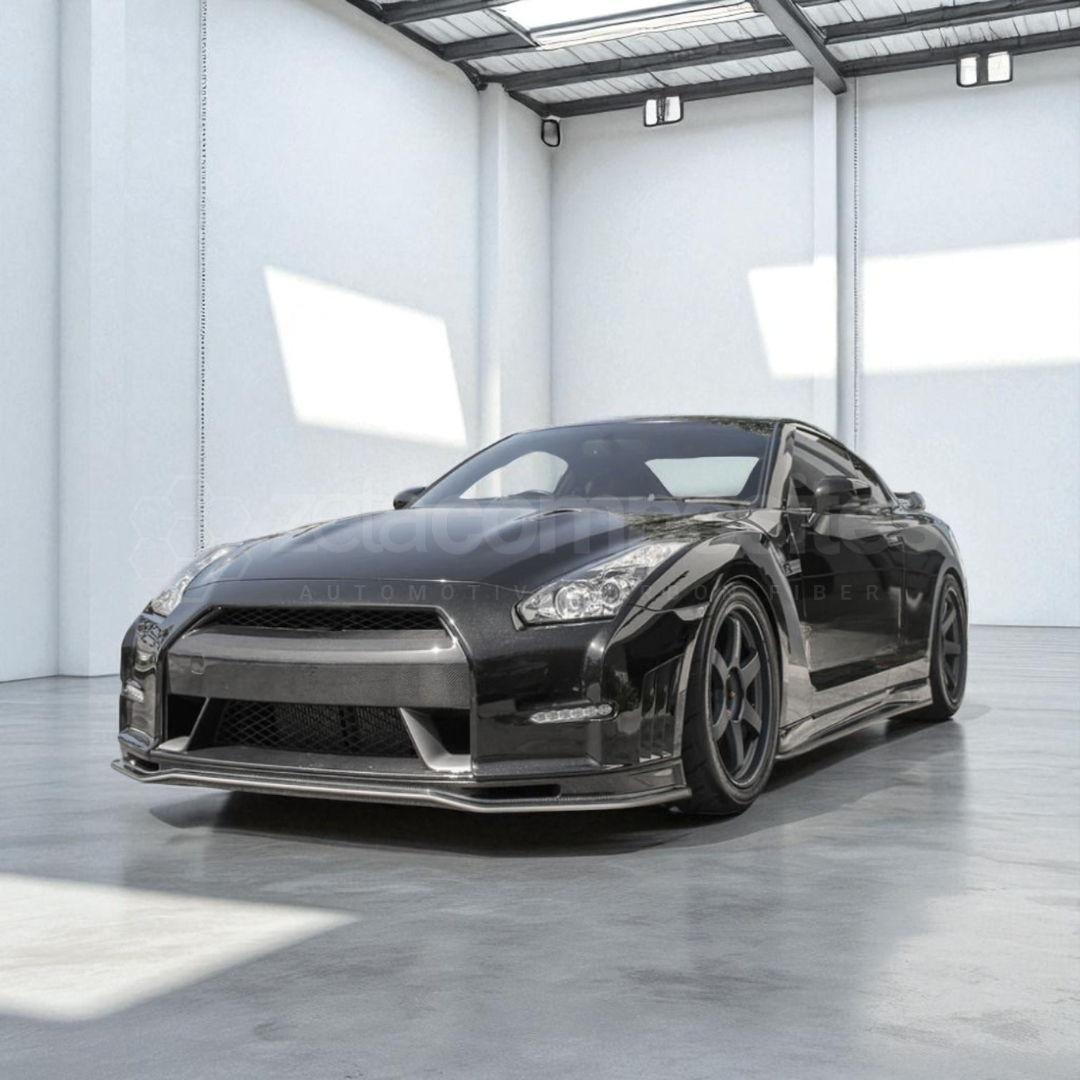 Carbon Fiber Front Bumper Insert for R35 Nissan GTR (2009-2016)