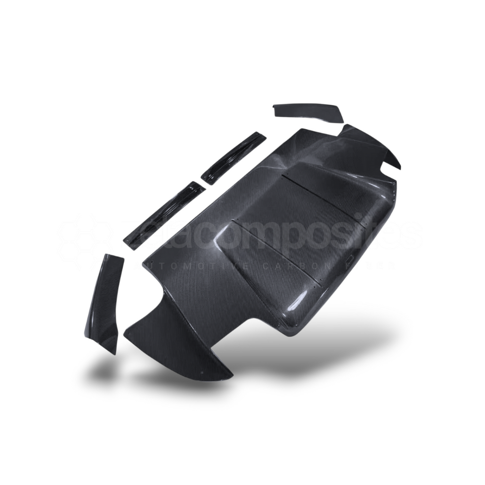 Carbon Fiber Rear Diffuser for Mitsubishi Evo 7 8 9 – ZetaComposites