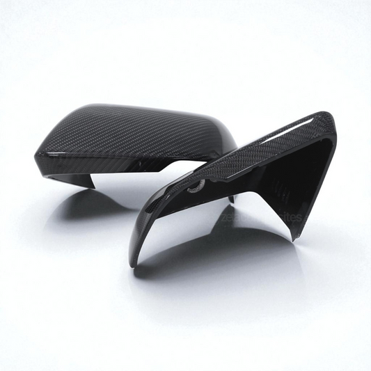Carbon Fiber Mirror Caps for Mustang Direct Replacement (15'-23') OE Style