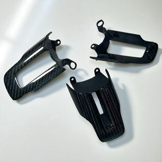 Carbon Fiber Steering Bezel Replacements for 15'-23' Mustang