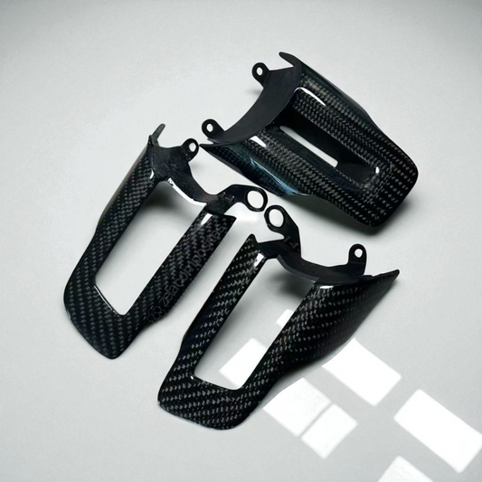 Carbon Fiber Steering Bezel Replacements for 15'-23' Mustang