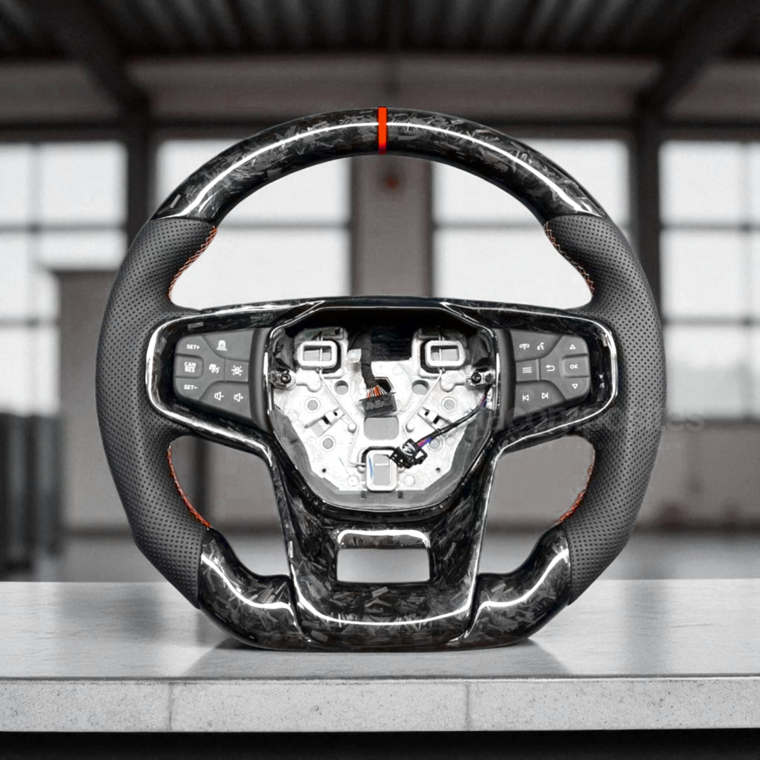 Carbon Fiber Steering Wheel Custom for Ford Bronco