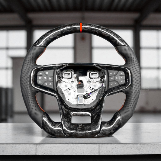 Carbon Fiber Steering Wheel Custom for Ford Bronco