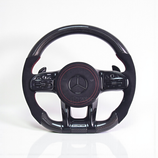 Carbon Fiber Steering Wheel for 2010+ Mercedes Benz AMG C/E/G/GT/S