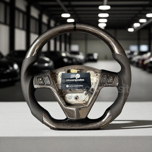 Carbon Fiber Steering Wheel for Cadillac CTS V1 (03'-07) (Button Frames Included)