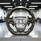 Carbon Fiber Steering Wheel for Cadillac V3 CTS ATS (14' - 20') (Button Frames Included)