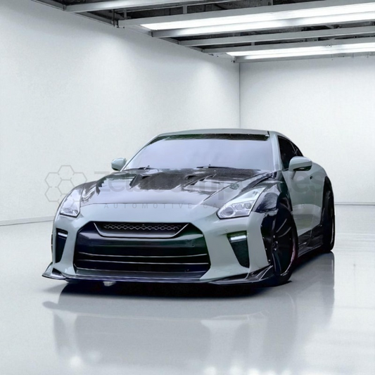 Carbon Fiber Hood Track Style for Nissan GTR R35 (All Years)