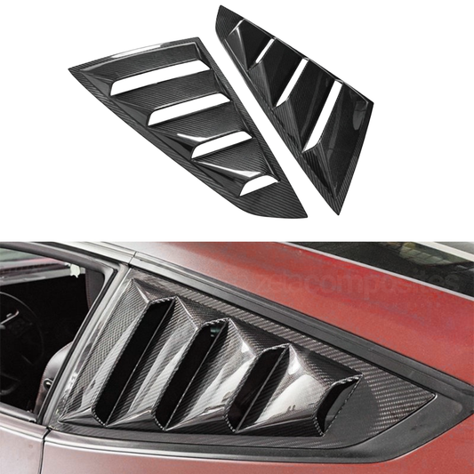 (2024'+ S650) Mustang Carbon Fiber Side Louvers