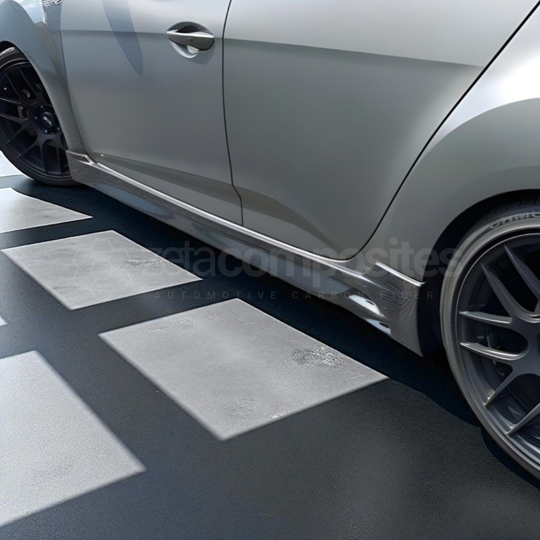 carbon fiber side skirts for hyundai genesis