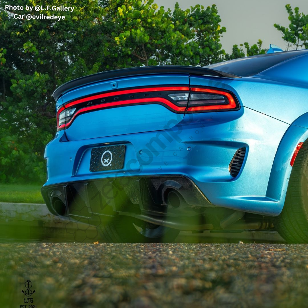 2015-2023+ Dodge Charger WIDEBODY Carbon Fiber Rear Diffuser