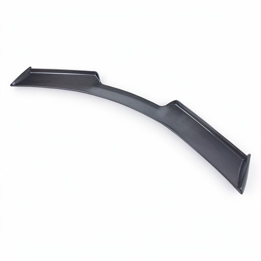 carbon fiber spoiler on white background